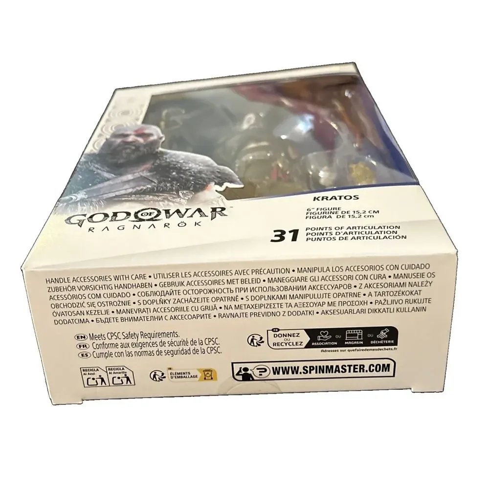Kratos God of War Ragnarok Figure Sony PlayStation New & Factory Sealed